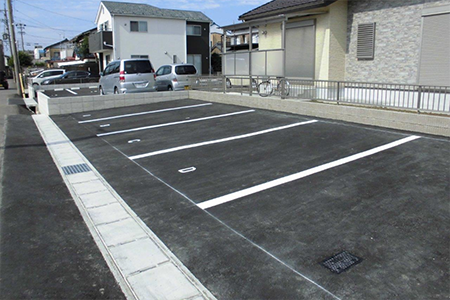 駐車場整備工事　写真