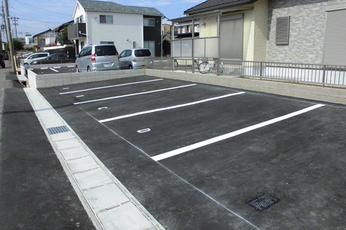 駐車場整備工事　写真