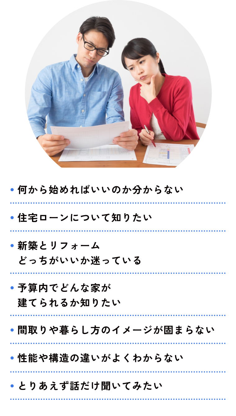 夫婦　様々な悩み　写真